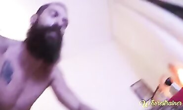 Deep Anal POV: Submissive Bimbo Gets Roughly Pummeled by Big Dick