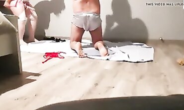 Rose: Lingerie Pink Panties and Strap-on Play