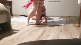 Rose: Lingerie Pink Panties and Strap-on Play