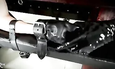 Lezbo Protection: Threesome Strap-On Action