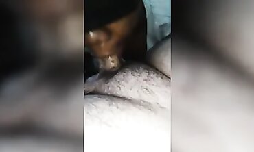 POV Interracial Blowjob: Amateur Swallows Every Drop