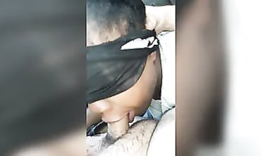 POV Interracial Blowjob: Amateur Swallows Every Drop
