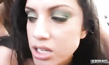Hispanica Ebony Babe 'Ice' LaFox Fucked Hard by Big Black Dong of Lexington Steeble