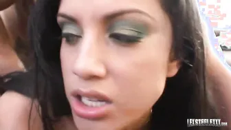 Hispanica Ebony Babe 'Ice' LaFox Fucked Hard by Big Black Dong of Lexington Steeble