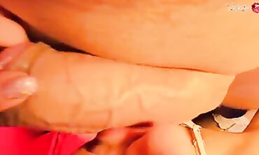 On Gets a Slow Massage With Hot Wax