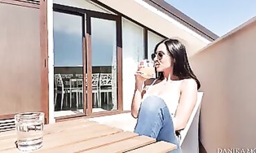 Danika Mori Gets a Quickie on the Terrace