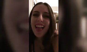 Petite Brunette MILF Fiona Hathaway Big Ass Feet POV