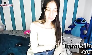 Hot Latina Masturbates in Colombia - Colombian Beauty Fingers Huge Clit
