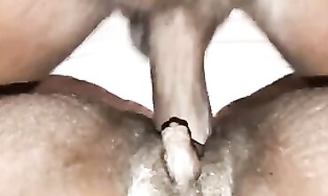 Black Amateur Gets Huge Clit Poked and Sprayed With Cum