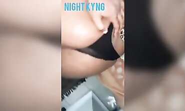 Ebony MILF Stepmom Quickie Before Work