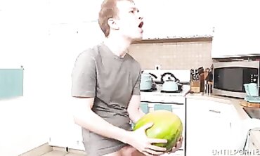 Step-Sister Catches Me Banging a Watermelon and Wants to Join