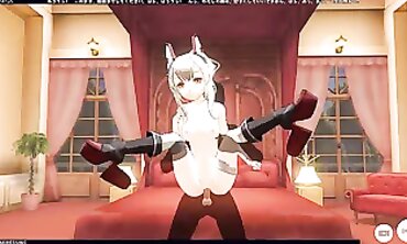 3D Ayanami Cosplay Rough Sex and Creampie