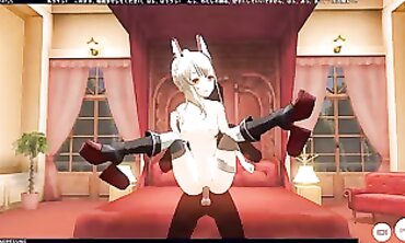 3D Ayanami Cosplay Rough Sex and Creampie