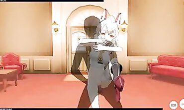 3D Ayanami Cosplay Rough Sex and Creampie
