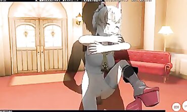 3D Ayanami Cosplay Rough Sex and Creampie