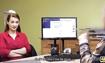 Loan Agent Gets Deepthroat From Skimpy MILF