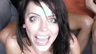 Adriana Chechik's Intense Eye Contact Blowjob