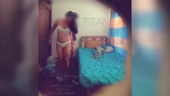Latina College Classmate Tests Her Big Cock