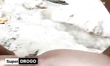 POV Latina Lesbians Scissoring Outdoors