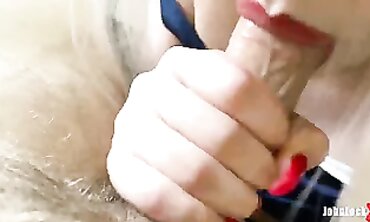 Busty Stranger Gets Deep Throat and Ass Filled with Cum