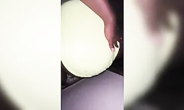 African Babe With Huge Booty Takes Double Penetration