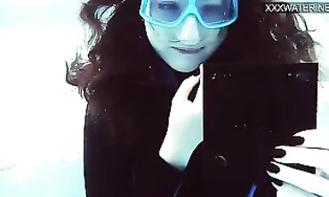 Emi Serene Films Her Underwater Poolside Masturbation