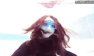Emi Serene Films Her Underwater Poolside Masturbation