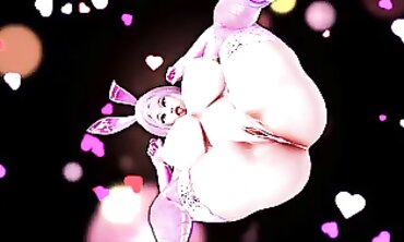 THICC Bunny Momo Gets Fingered With a Dildo