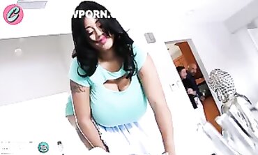 Ebony BBW Threesome With Massive Breasts