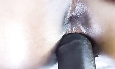 Ebony Stress Relief With Thick BBC