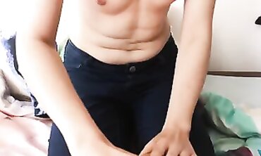 Pregnant Polish Dyke Belly and Boob Massage