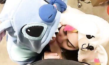 Bae Latinas into onesies gives head