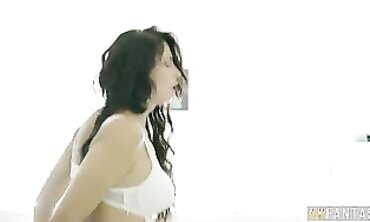 Lovita Fate Rides Her Husband's Huge Dick on Honeymoon