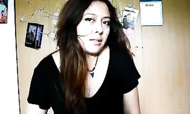 POV Latina Step Sister-in-Law Caught Riding with a Massive Creampie