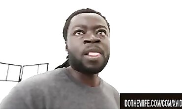 Immense Cuckold Witnesses African Man Inseminate His Fiance