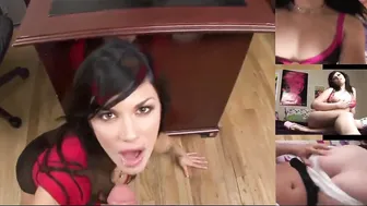 POV Goth Brunette Tattooed Blowjob Fantasy