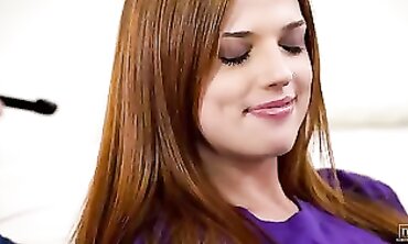 Scarlett Mae Gets Rough Massage & Deep Throat from Jake Adams