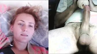 Tattooed Girl Strips and Plays on Webcam