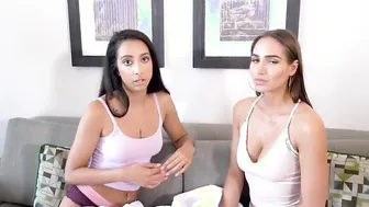 Sister Likes Big Dicks! Petite Redhead Teen Learns How To Deepthroat