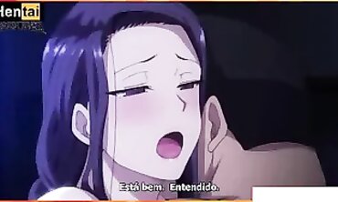 Uncensored Asian MILF Animation: Blowjob & Creampie Part 2