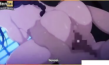 Uncensored Asian MILF Animation: Blowjob & Creampie Part 2