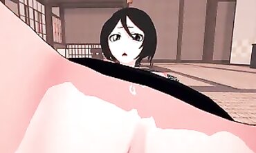 Rukia and Soifon's Molten Lesbian POV Hentai