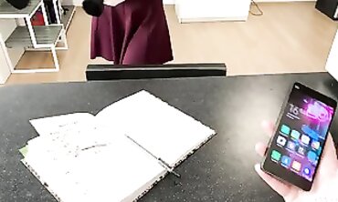 Innocent Step-Sister Learns Blowjob From Brother POV