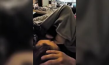 Hot Wife Gets Spontaneous Blowjob From Husband Before Work - Amateur Couple