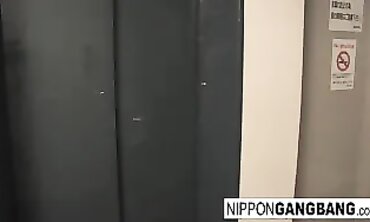 Harajuku Babe Gets Gangbanged