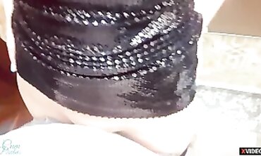 POV: Rough Public Sex and Cum in Lingerie at the Nightclub