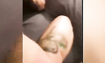 Tattooed Dark-Haired Babe Alexa Foxy6 in Rough Snapchat Threesome