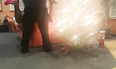 Christmas Gift - Sexy Santa's Helper Gets Fucked Hard By Her Husband