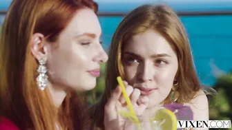 Vixen: Irresistible Redheads Seduce a Bartender on Vacation
