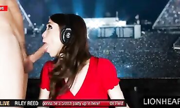 Riley Reid Gets Pounded On Live TV News Set